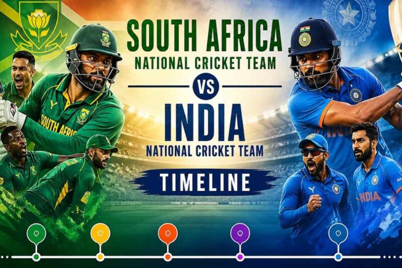 South Africa National Cricket Team vs India National Cricket Team Timeline – Complete Rivalry Story