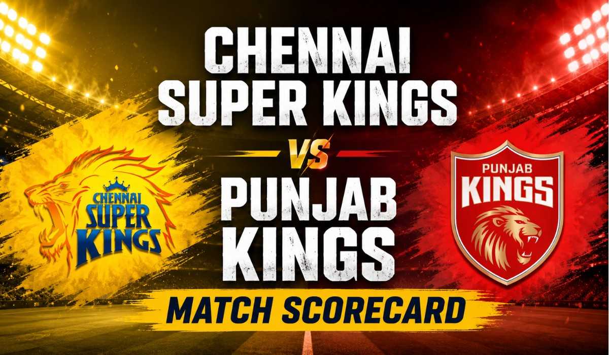 Chennai Super Kings vs Punjab Kings Match Scorecard