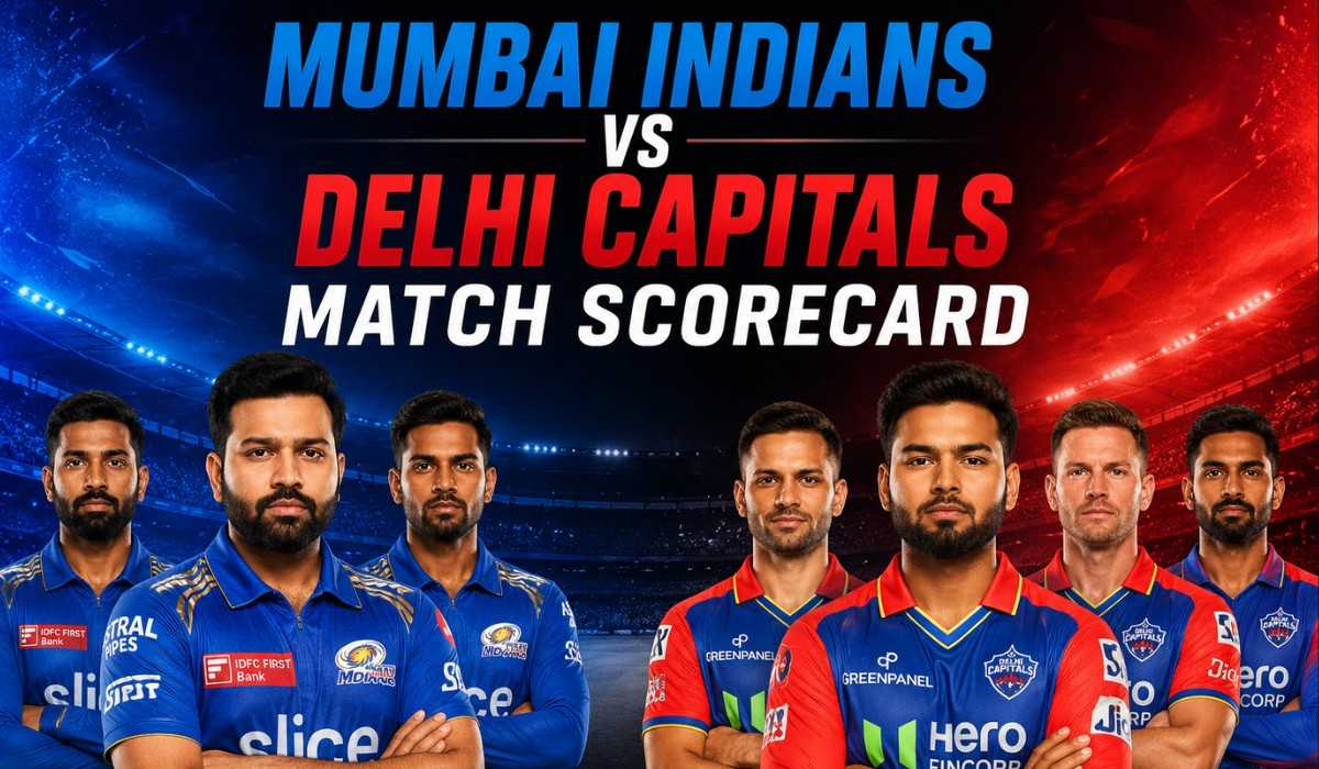 Mumbai Indians vs Delhi Capitals Match Scorecard