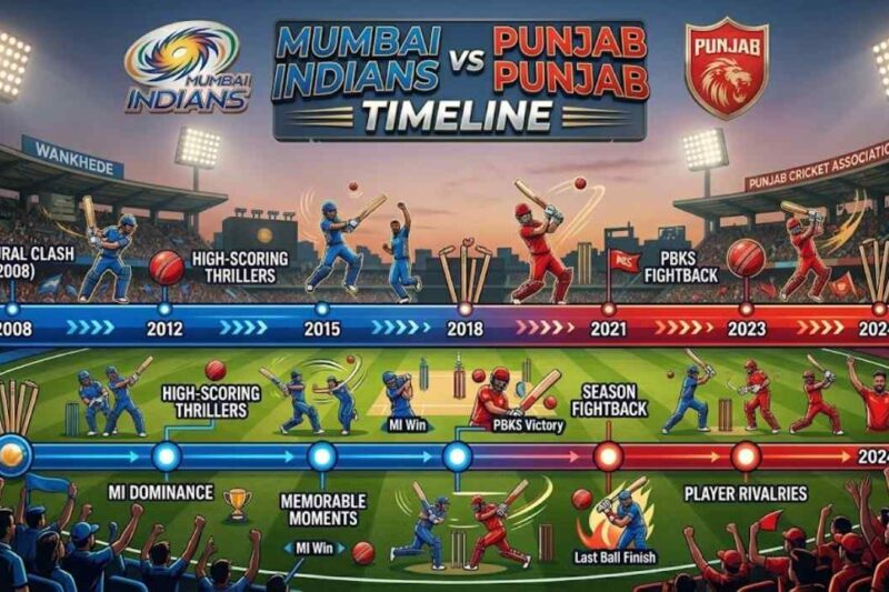 Mumbai Indians vs Punjab Kings Timeline – IPL 2026 Full Match Highlights