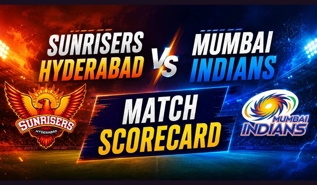 sunrisers hyderabad vs mumbai indians match scorecard