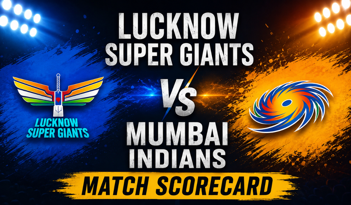 Lucknow Super Giants vs Mumbai Indians Match Scorecard