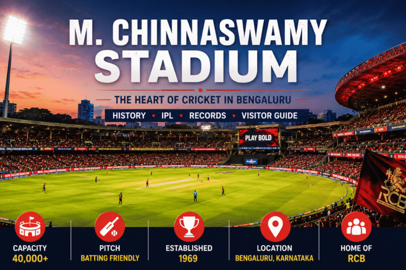 M. Chinnaswamy Stadium: Complete Guide, History, Capacity and Records (2026)