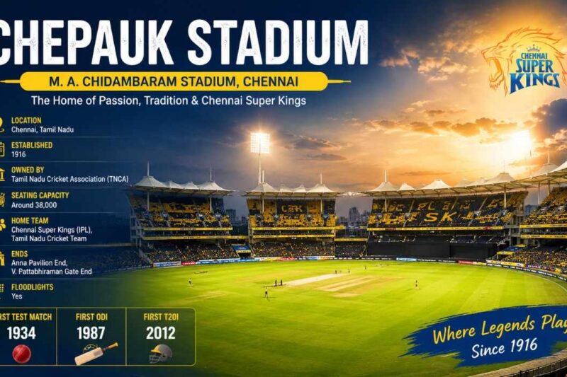 Chepauk Stadium: Pitch Report, Capacity, IPL Records & History (2026)