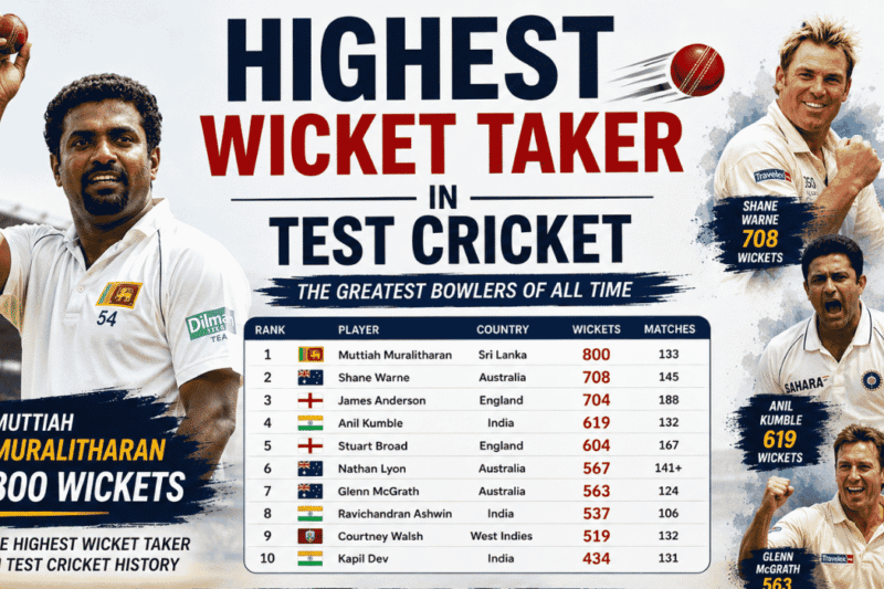 Highest Wicket Taker in Test