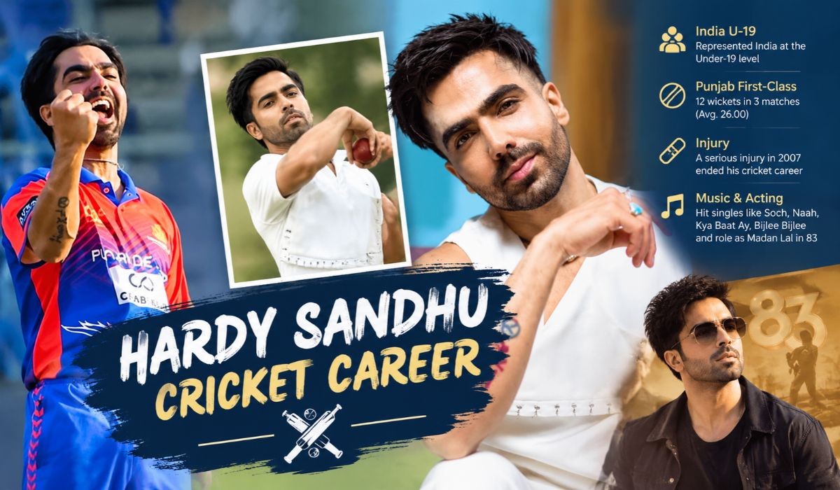 Hardy Sandhu Cricket Career