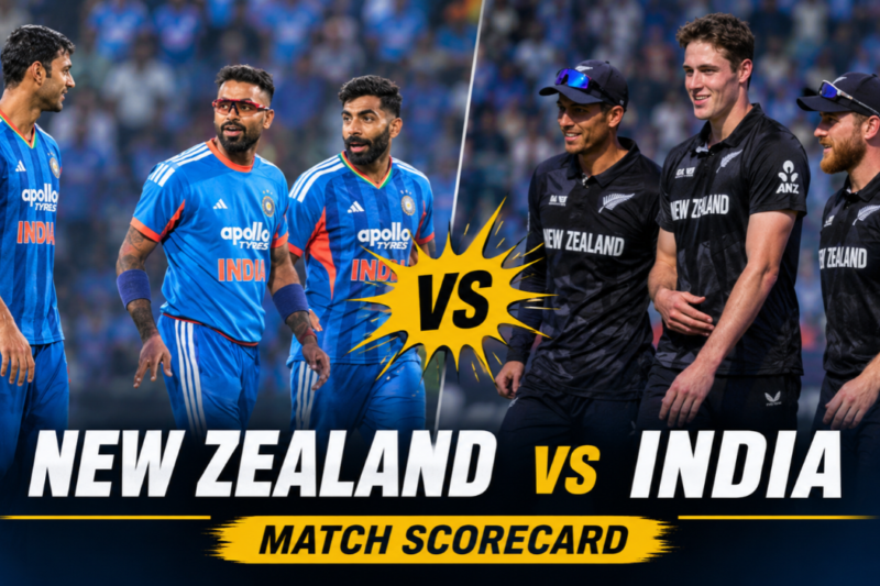 New Zealand National Cricket Team vs India National Cricket Team Match Scorecard