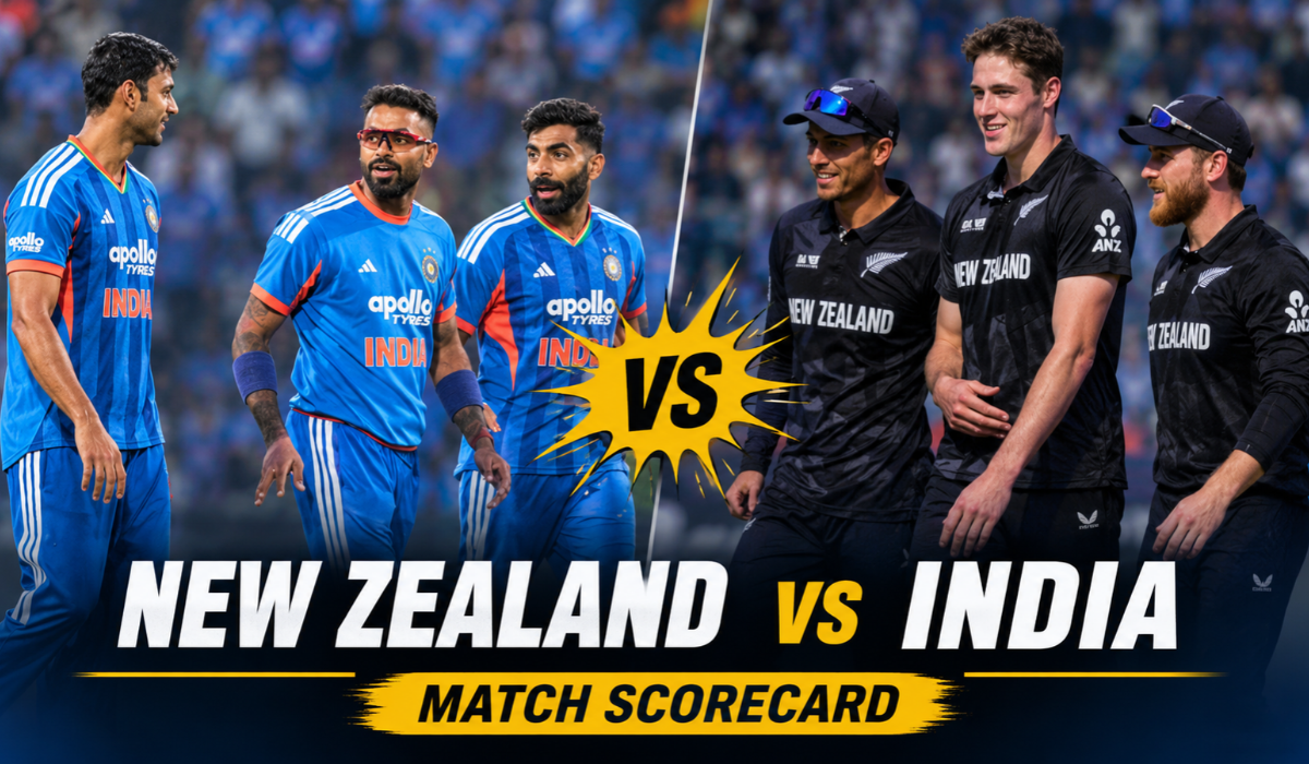 New Zealand National Cricket Team vs India National Cricket Team Match Scorecard